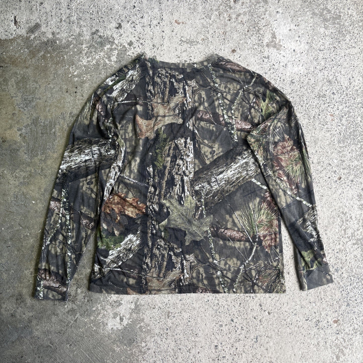 Real Tree Camouflage Mossy Oak Long Sleeve T-shirt | Size XL