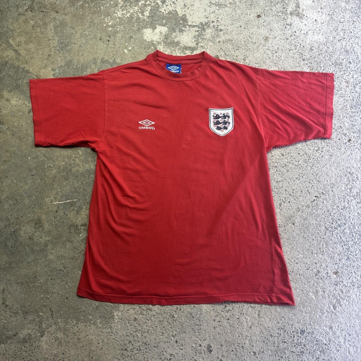 Vintage Umbro England Football 90s T-Shirt | Size: XL