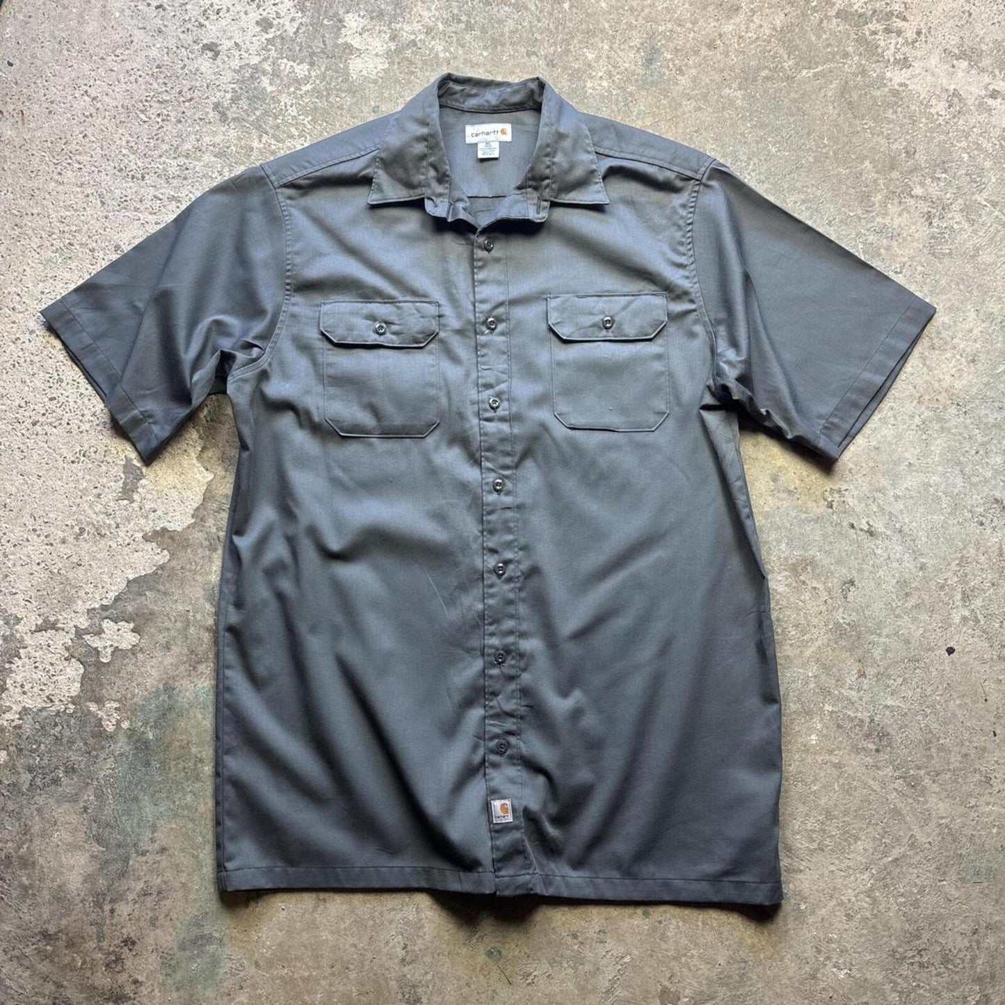 Grey Carhartt short-sleeved shirt - XL (Tall)