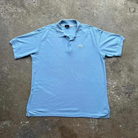 00s Baby blue Umbro Polo shirt - XXL