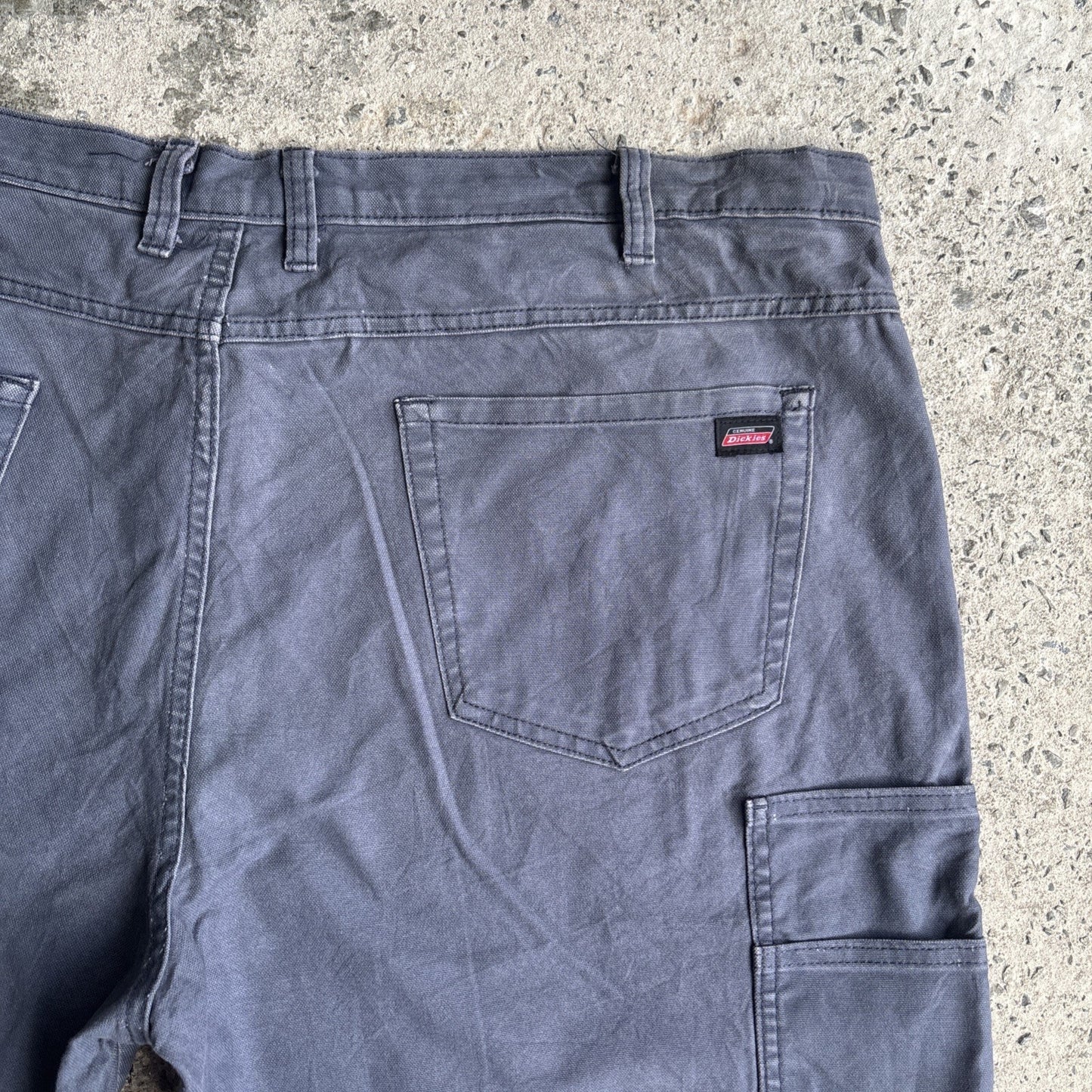 Grey Dickies Carpenter Cotton Shorts | W46"