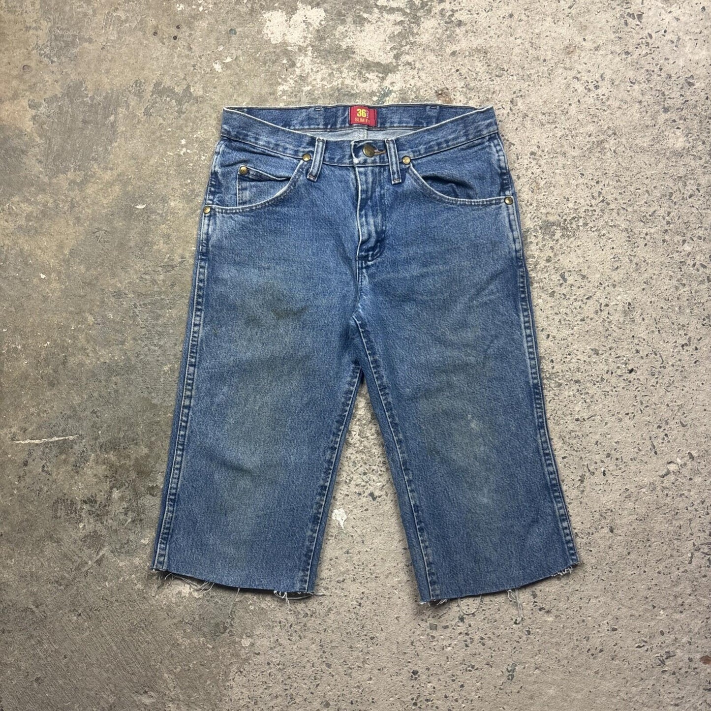 Blue Denim Wrangler Capri Women’s Jeans | W28"
