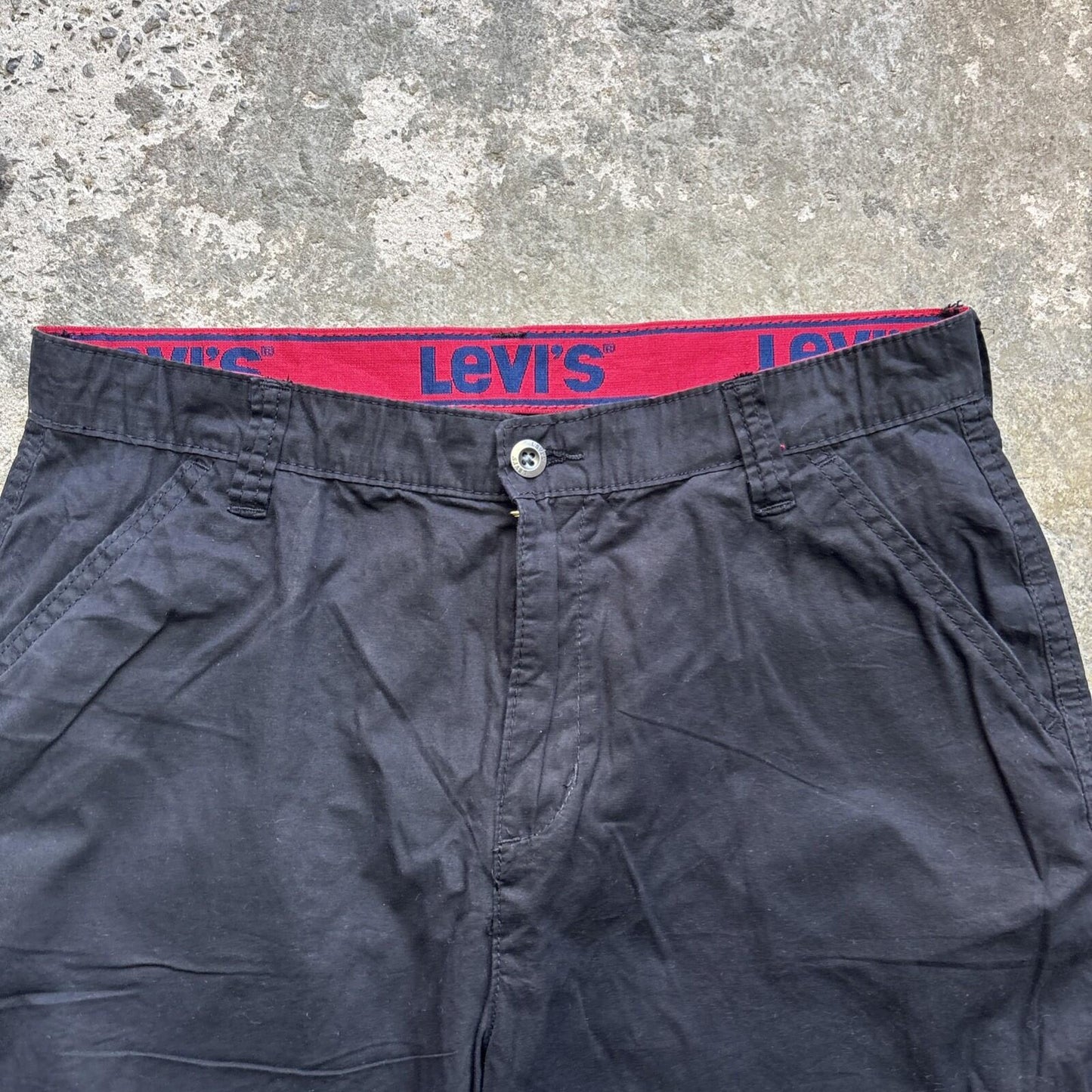 Black Levi’s Cargo Men’s Jorts Shorts | W30