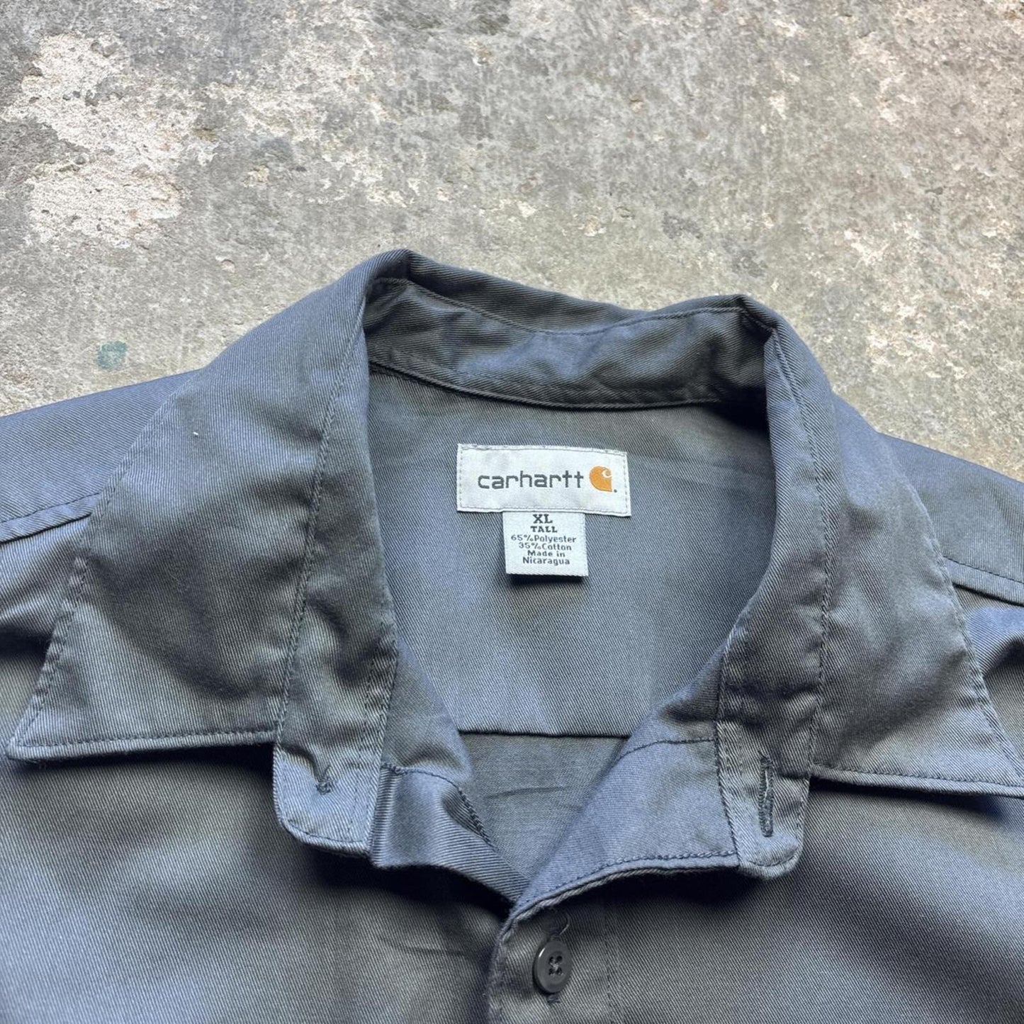 Grey Carhartt short-sleeved shirt - XL (Tall)