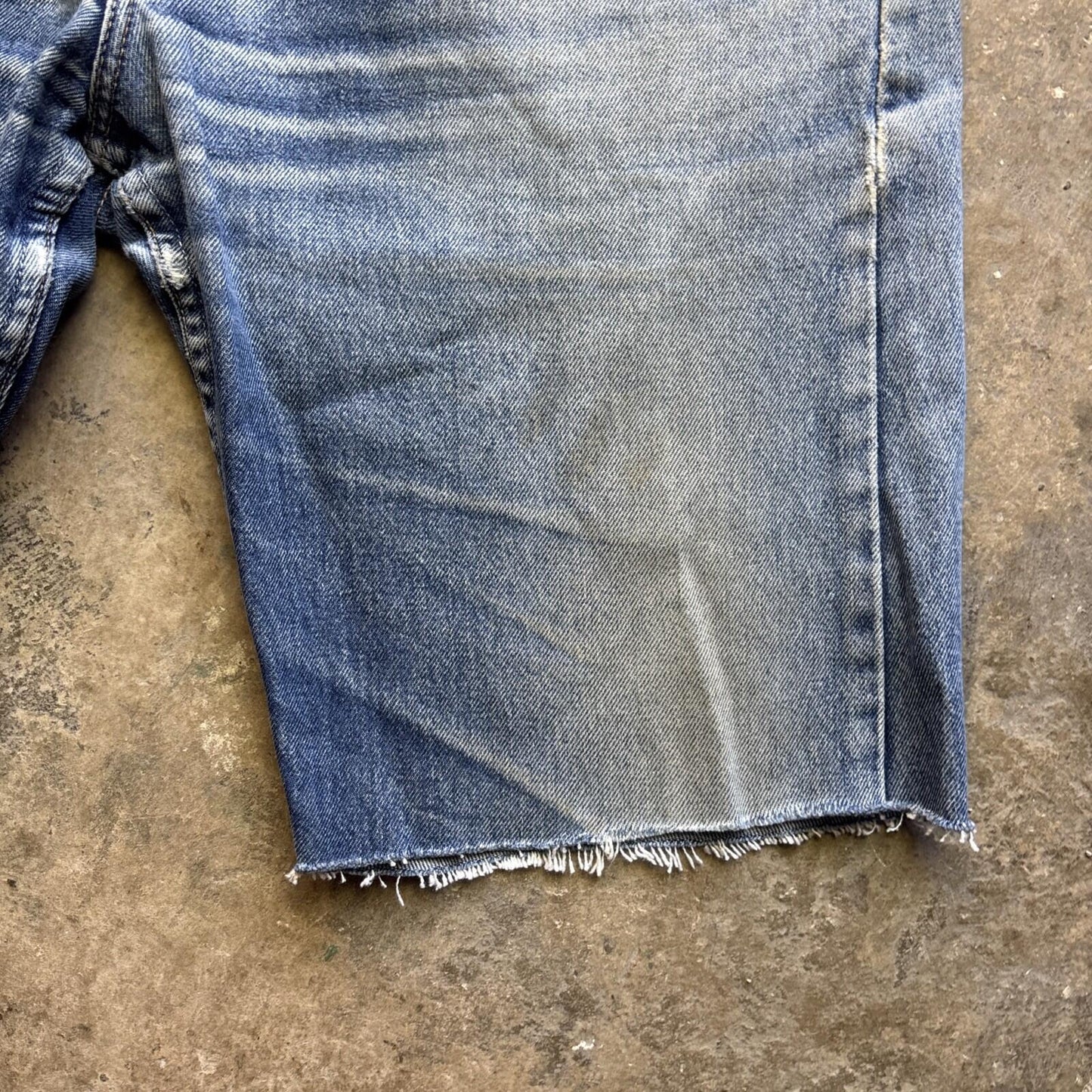 Blue Denim Levi’s Cut Off Men’s Jorts Shorts | W36
