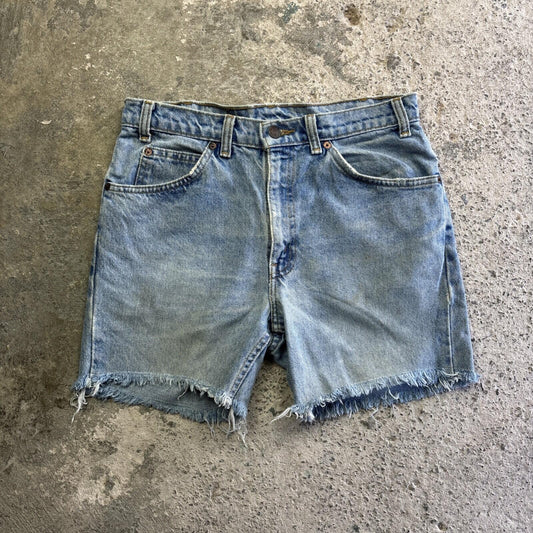 Light Blue Levi’s 631 Cut Off Denim Jean Shorts | W32