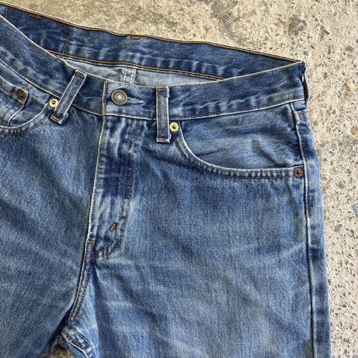 Blue Levi’s Denim Cut Off Shorts | W30"