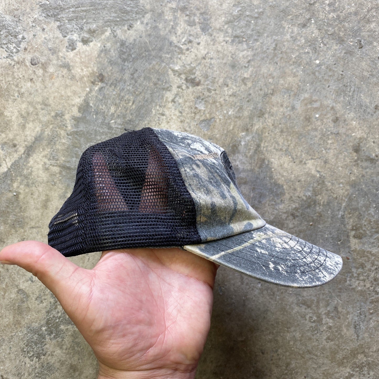 Real Tree And Black Trucker Cap | OS