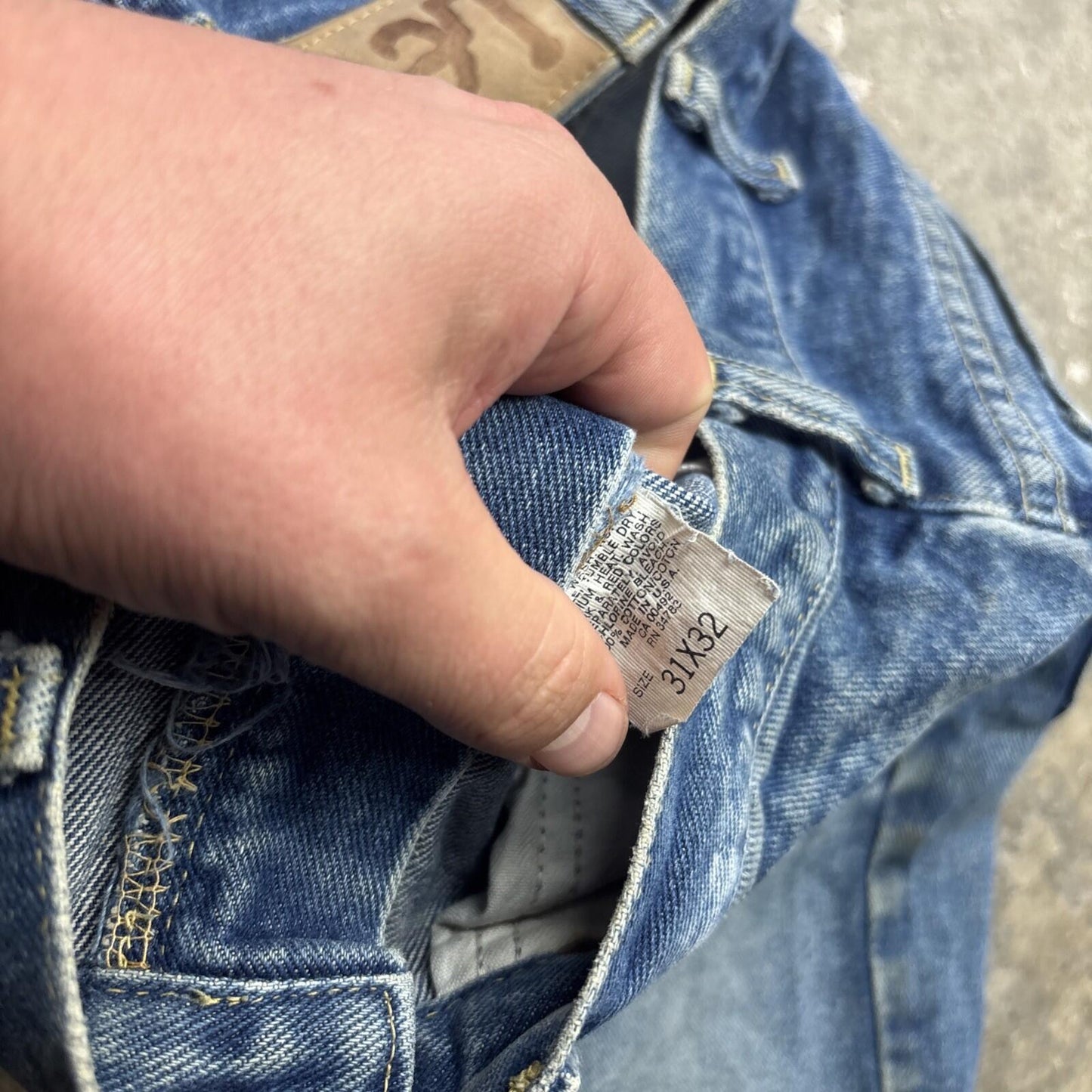 Vintage Made In USA Lee Men’s Cut Off Shorts | W31