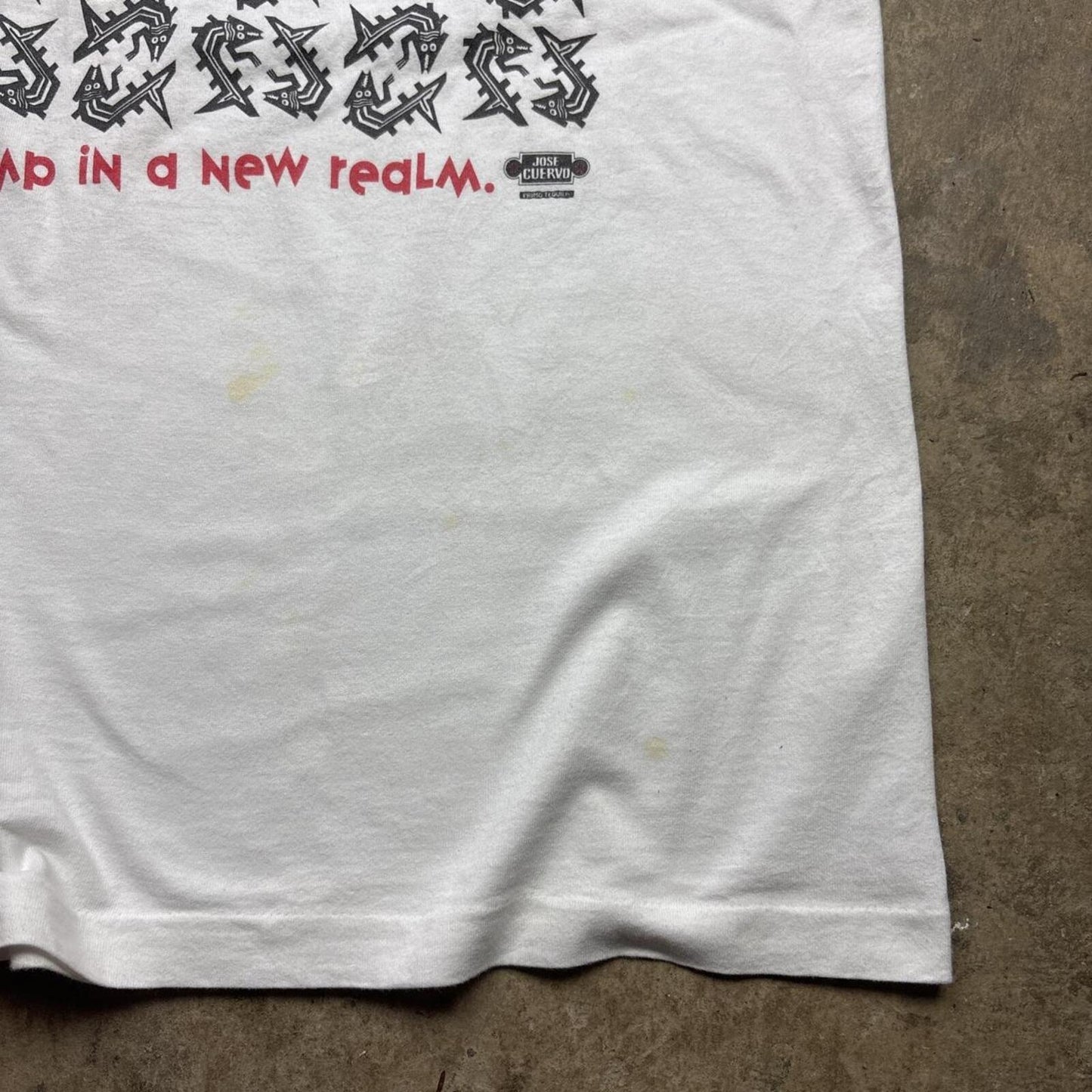 White Jose Cuervo Graphic tee  - L
