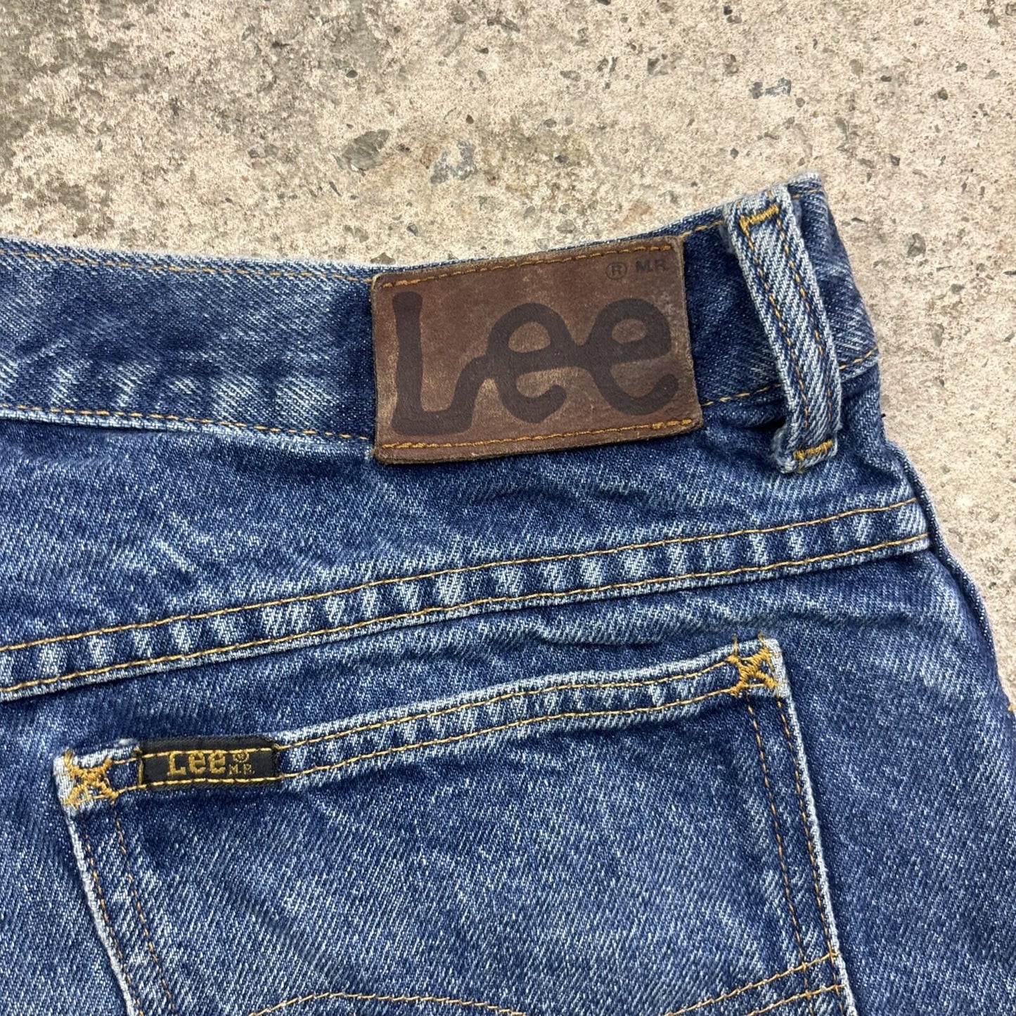 Blue Denim Levi’s Cut Off Jean Shorts | 33"
