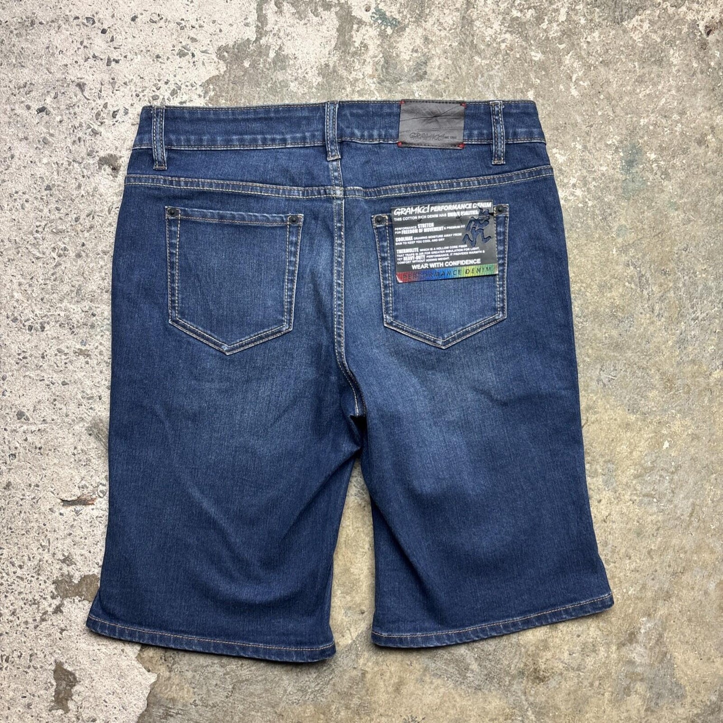 BNWT Gramicci Denim Bermuda Women’s Mid Rise Shorts | Size 4
