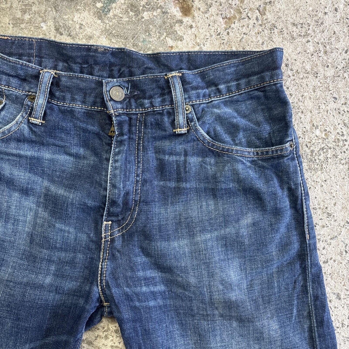 Blue Levi’s 508 Cut Off Jean Shorts | W30"