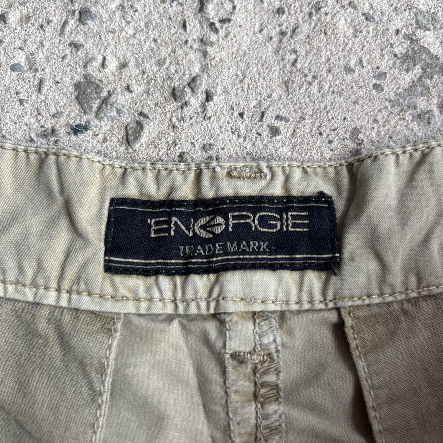 Light Khaki Green Energie Cotton Chino Shorts | W30