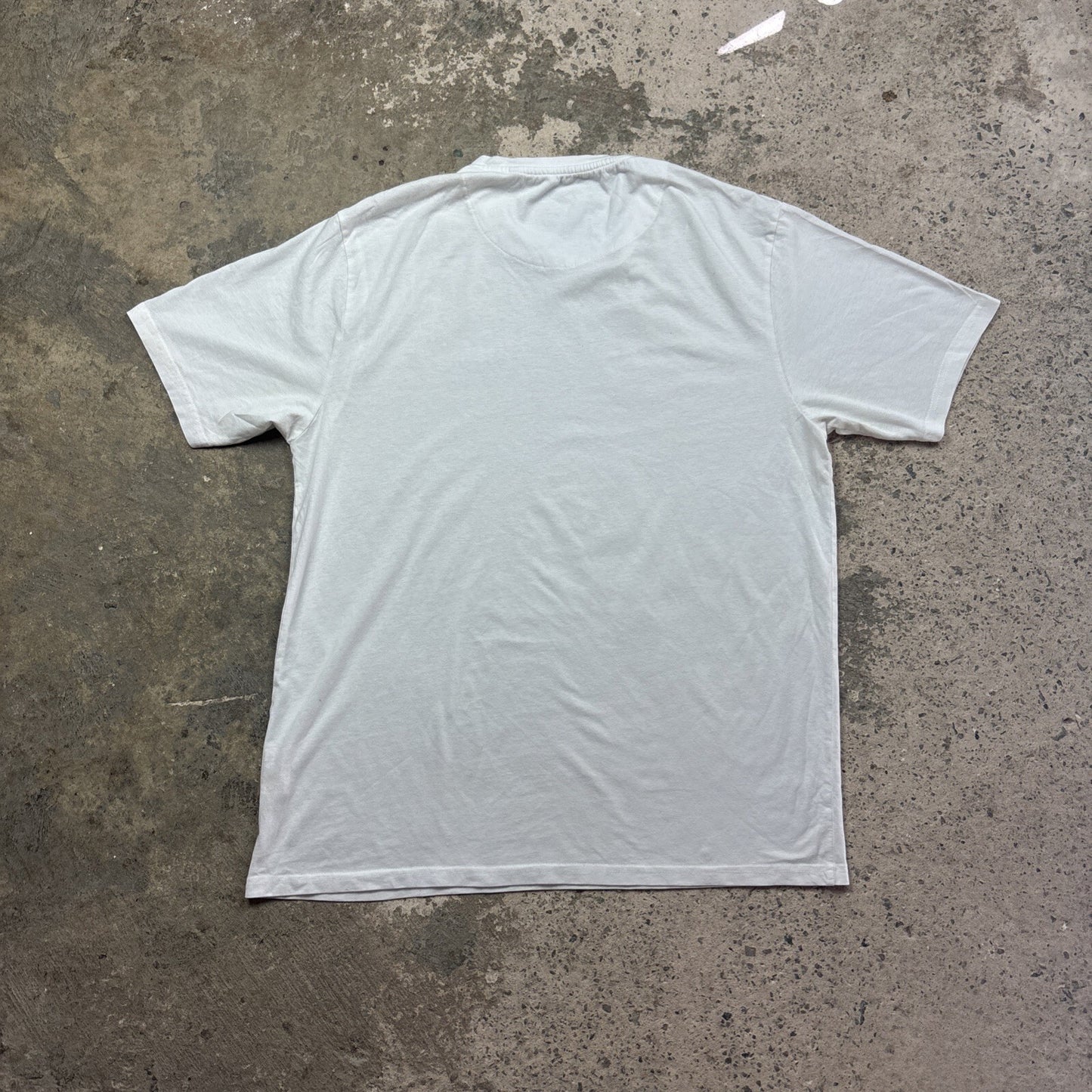 White Bench Logo Print T-Shirt | Size XL