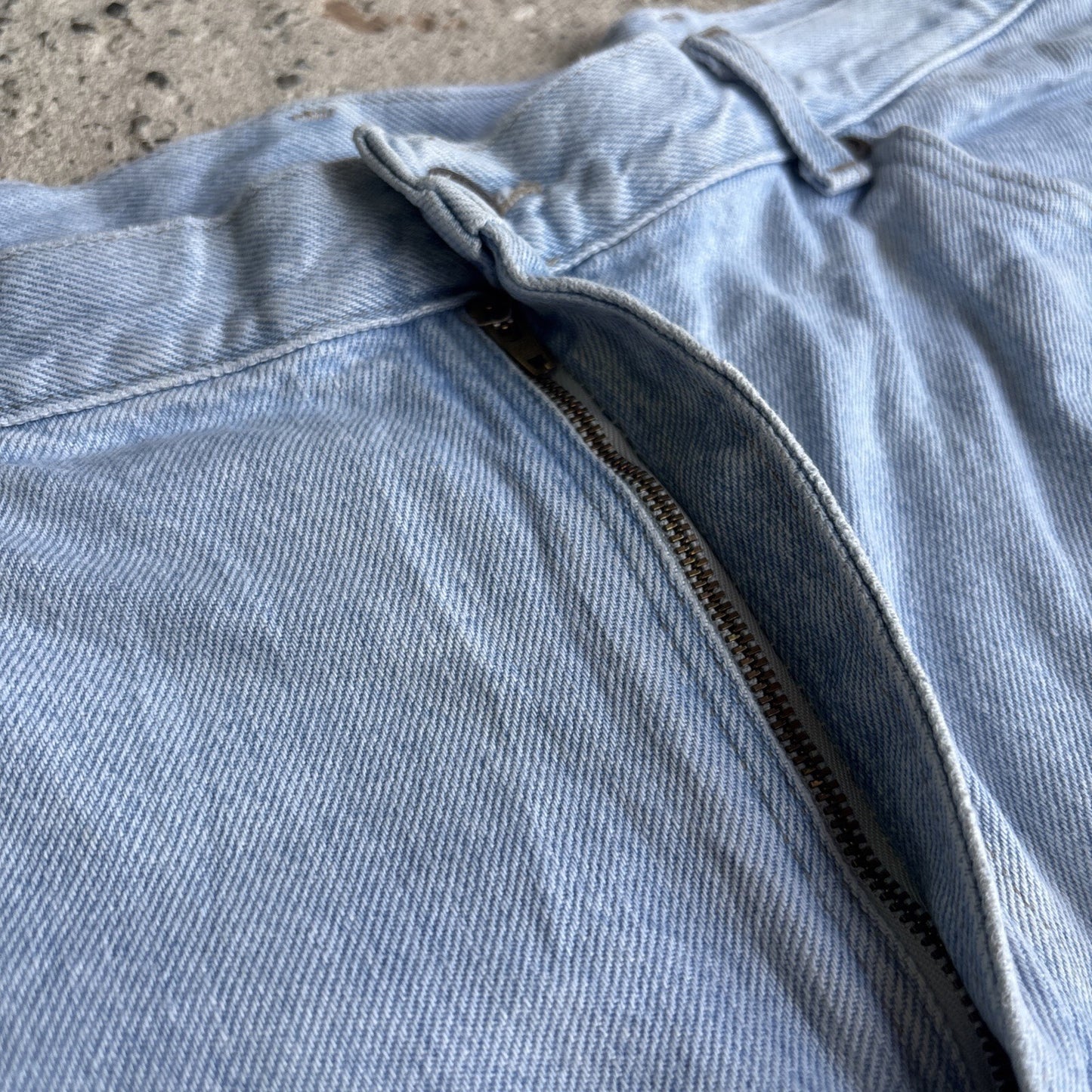 Light Blue Denim Lee Bermuda Jean Shorts | W42"