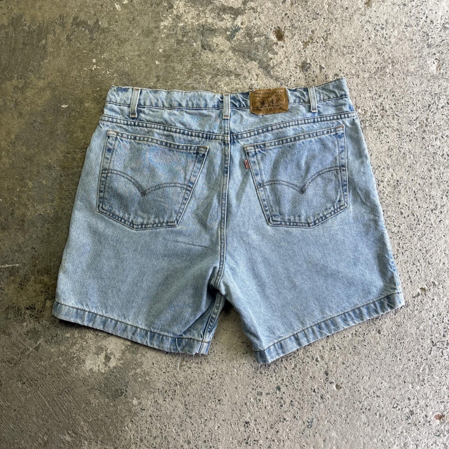 Vintage Blue Levi’s 540 Relaxed Fit Jean Shorts | W38"
