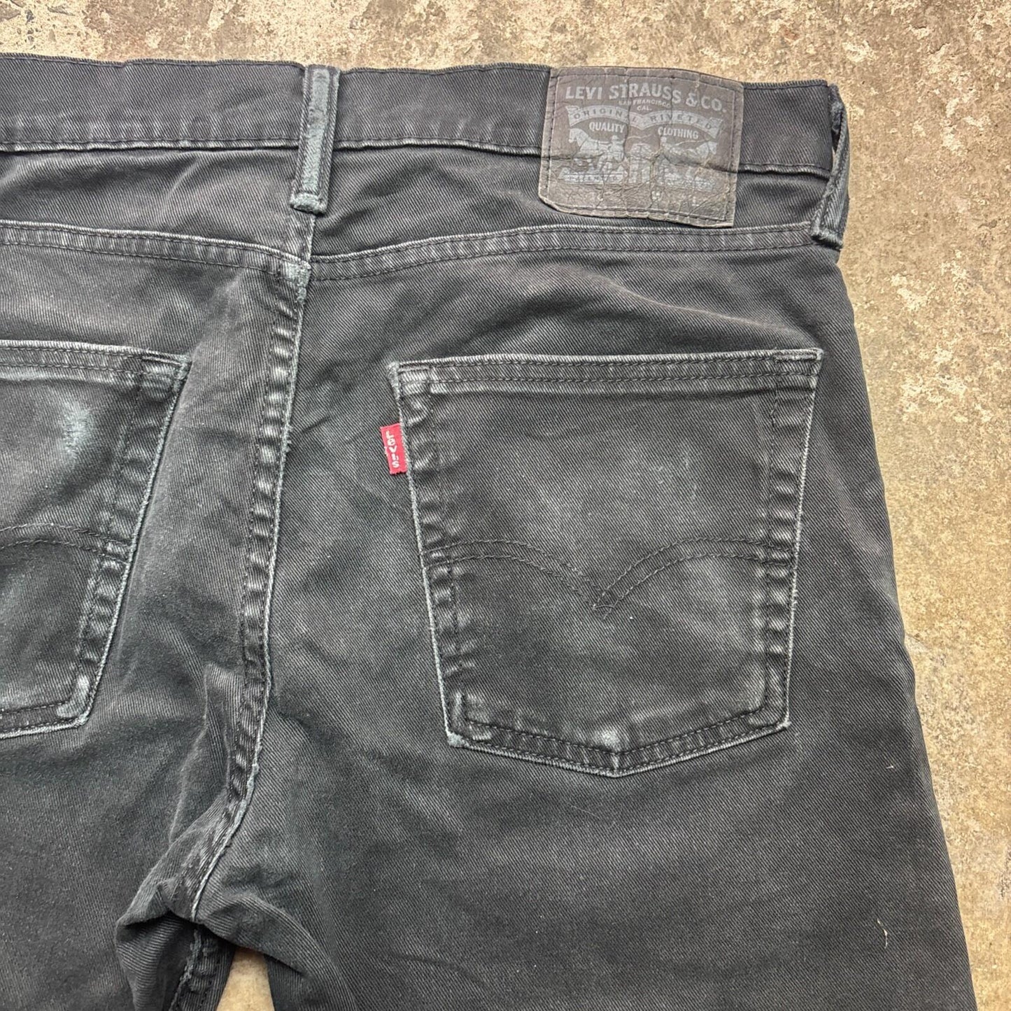 Black Levi’s 510 Men’s Cut Off Shorts | W32