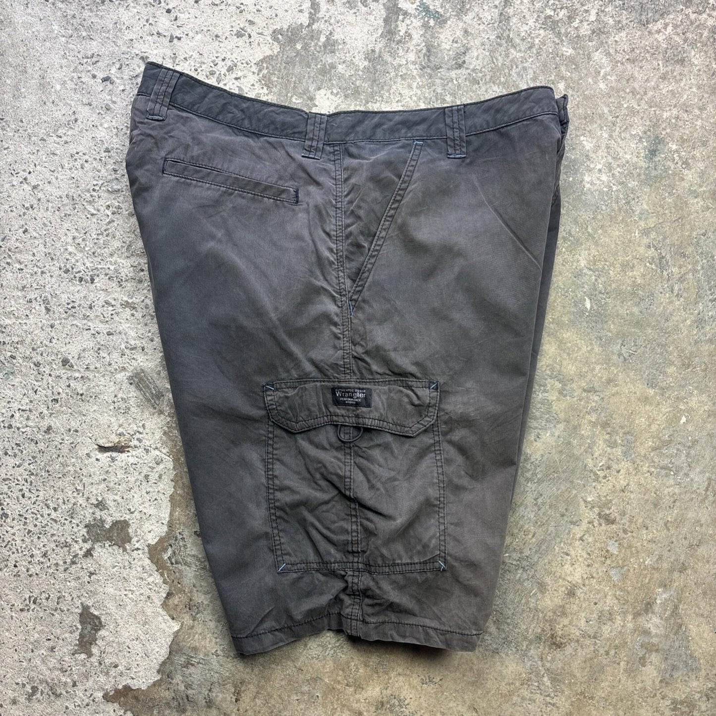 Black Wrangler Cargo Workwear Shorts - W36