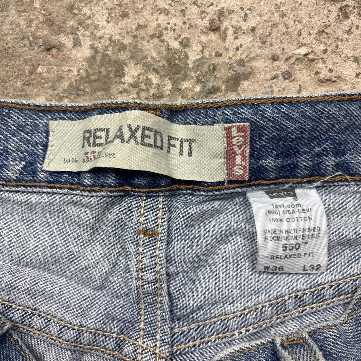 Blue Denim Levi’s Women’s  Cut Off Shorts | W36"