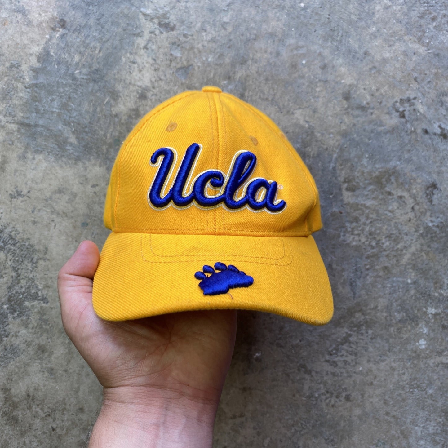 Yellow UCLA College Baseball Cap | OS