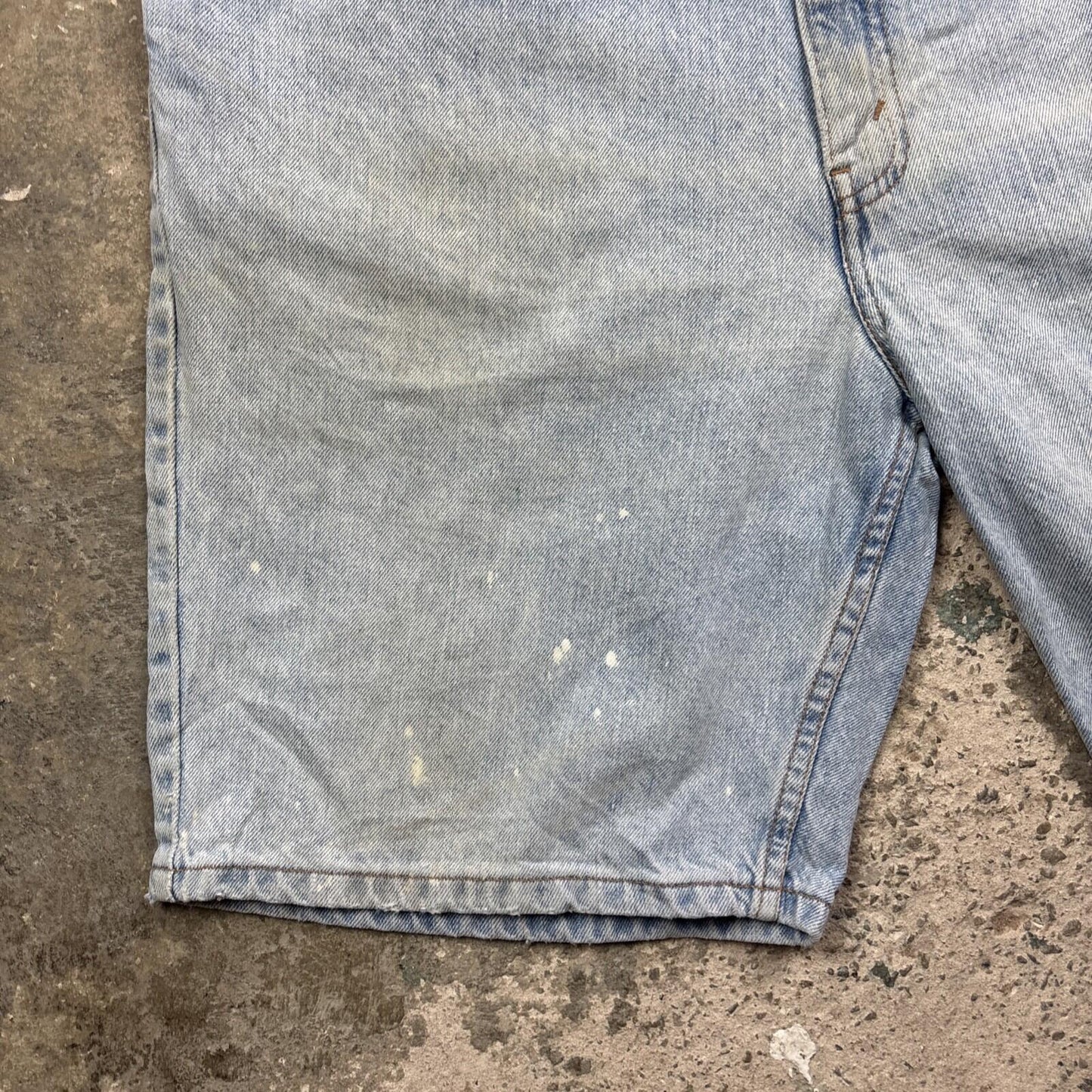 Light Blue Denim Levi’s 505 Relaxed Fit Jean Shorts | 40"