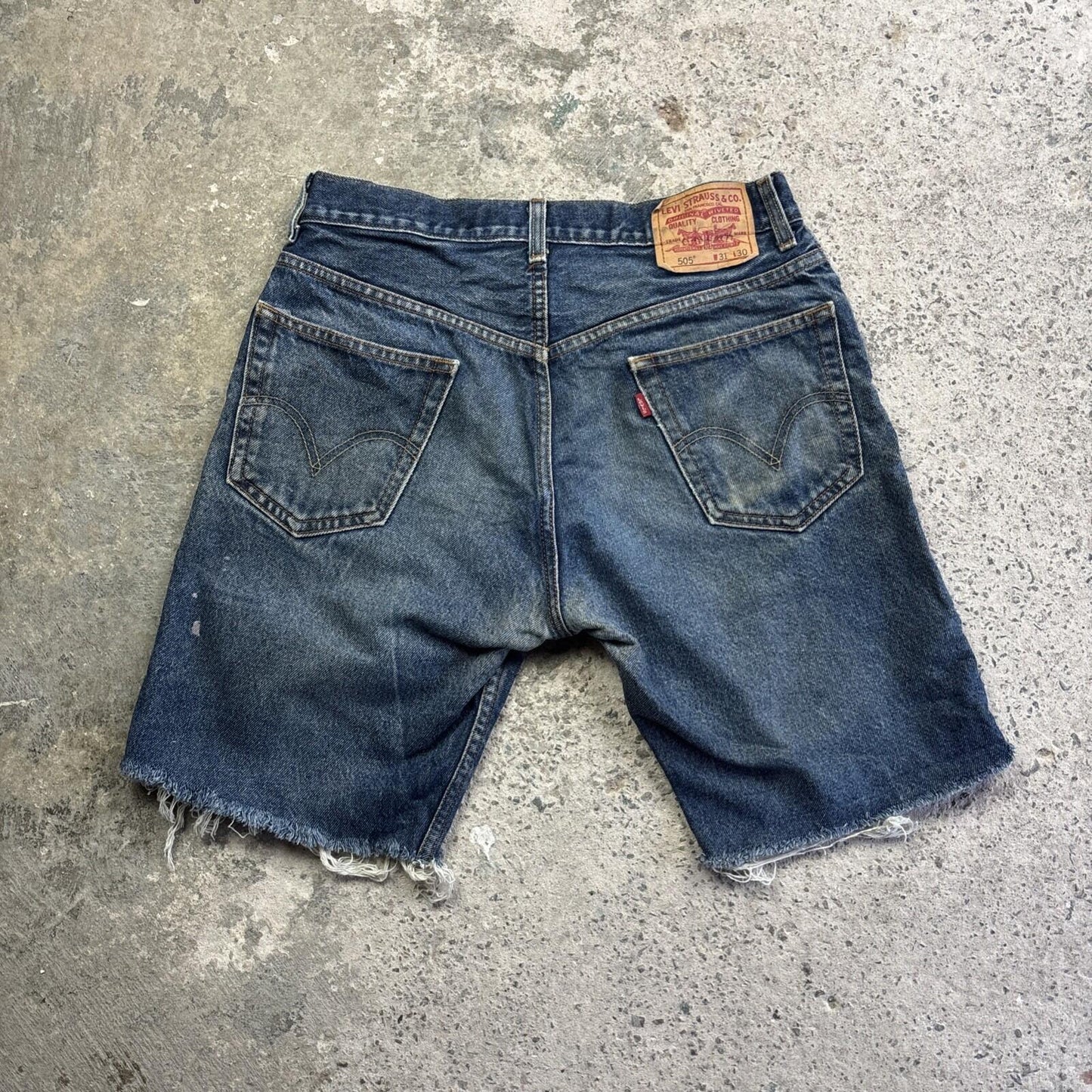 Blue Denim Cut Off Levi’s Jean Shorts | W31"