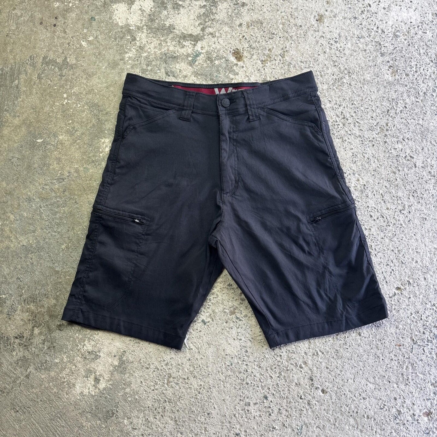 Black Wrangler Cargo Utility Shorts | W30"
