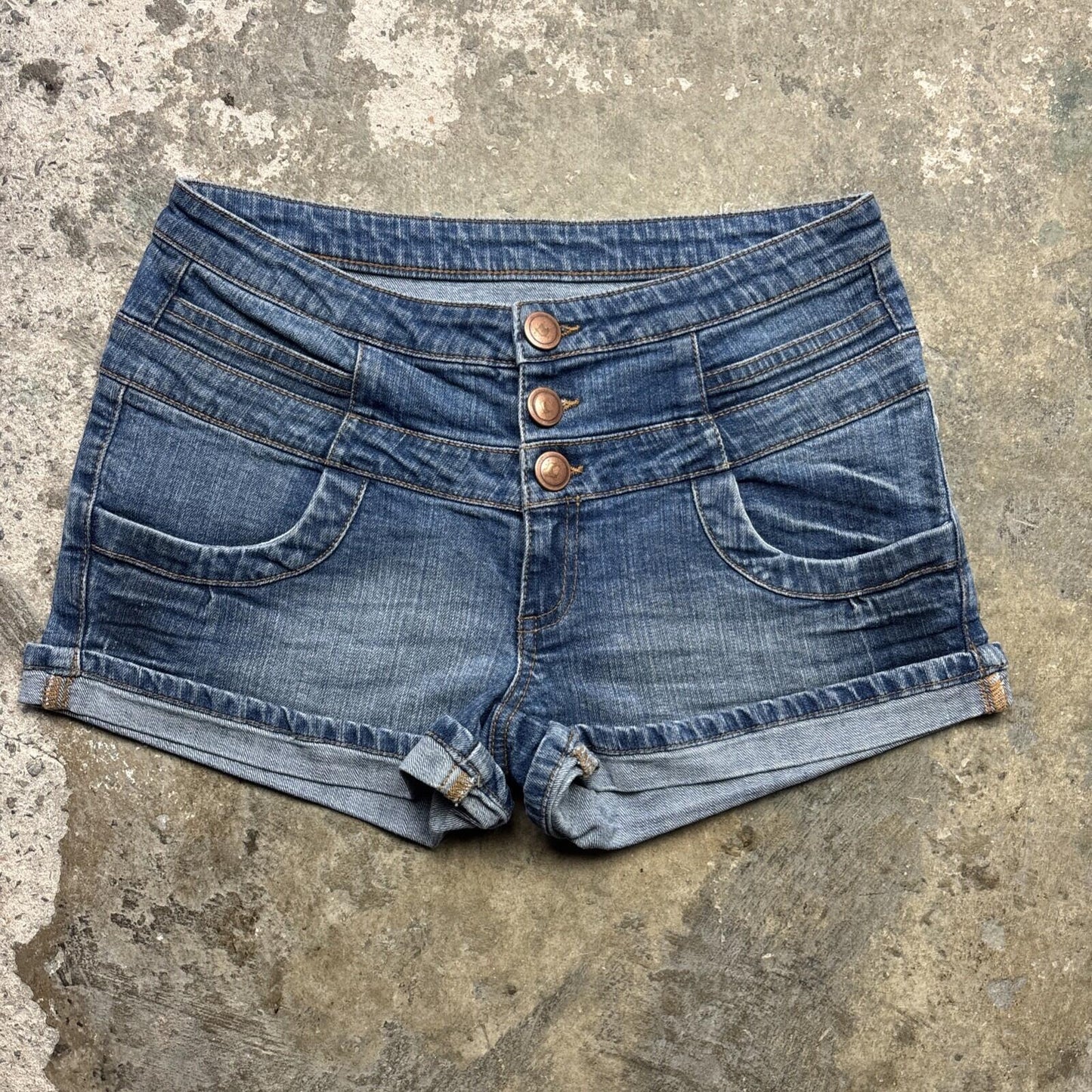 Women's Y2K Denim Short Shorts | W28