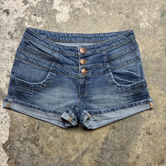 Women's Y2K Denim Short Shorts | W28