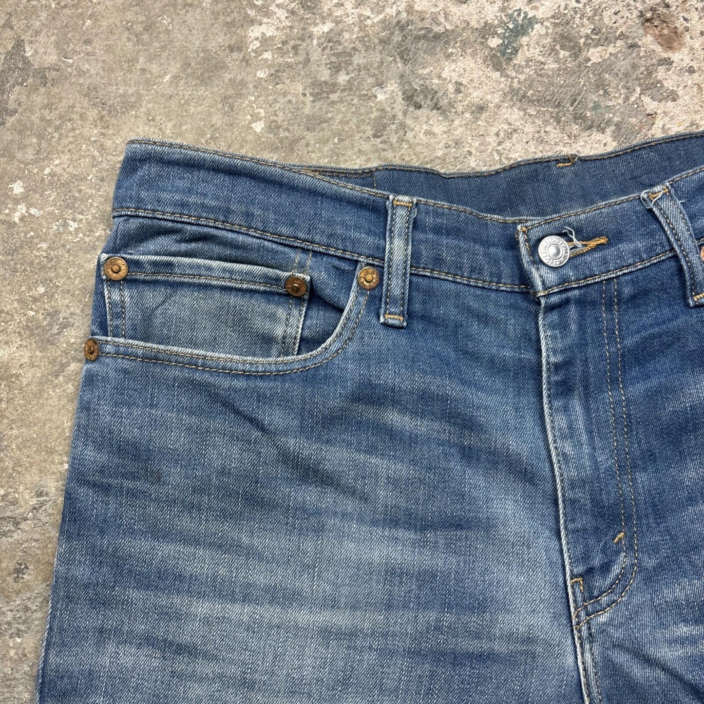 Blue Denim Levi’s 511 Cut-Off Jean Shorts | W36"