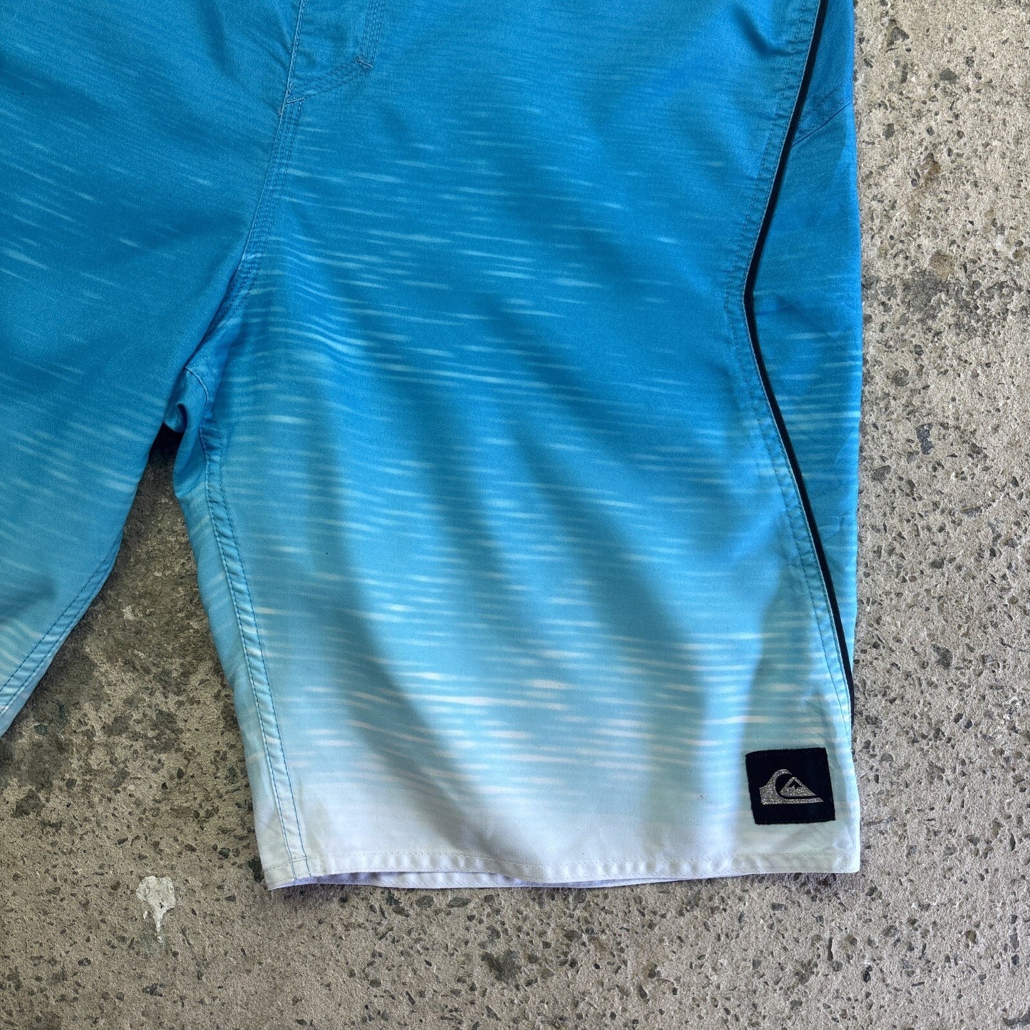 Blue & White Quiksilver Board Shorts | W34