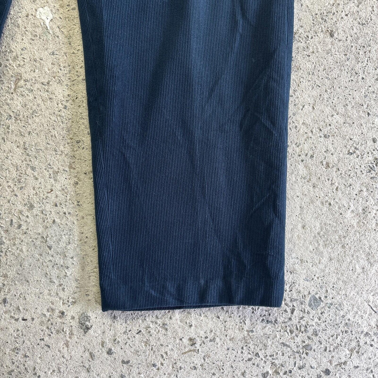 Men's Navy Blue Corduroy Arnold Palmer Trousers | W36"