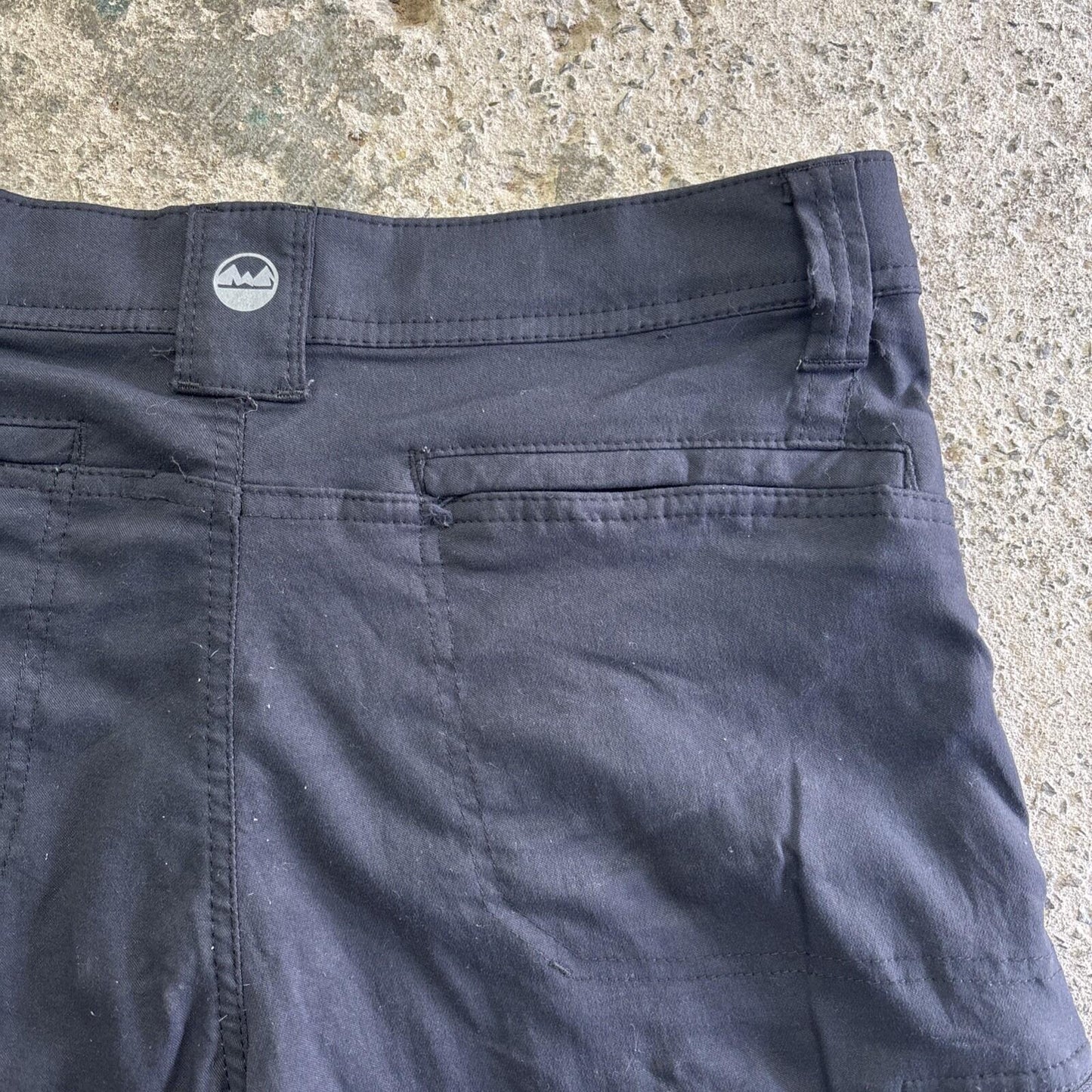 Black Wrangler Cargo Utility Shorts | W30"