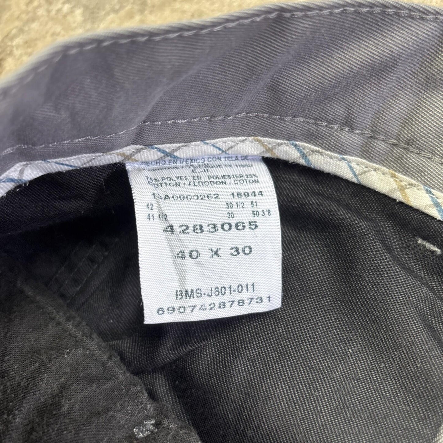 Grey Lee Cut Off Chino Shorts | W40"
