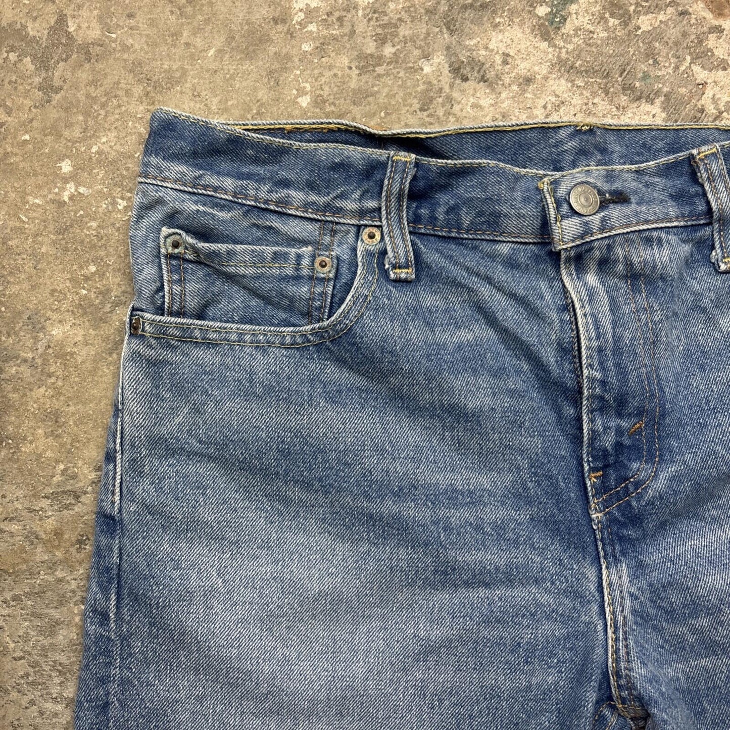 Blue Denim Levi’s 511 Cut Off Jean Shorts | W33"