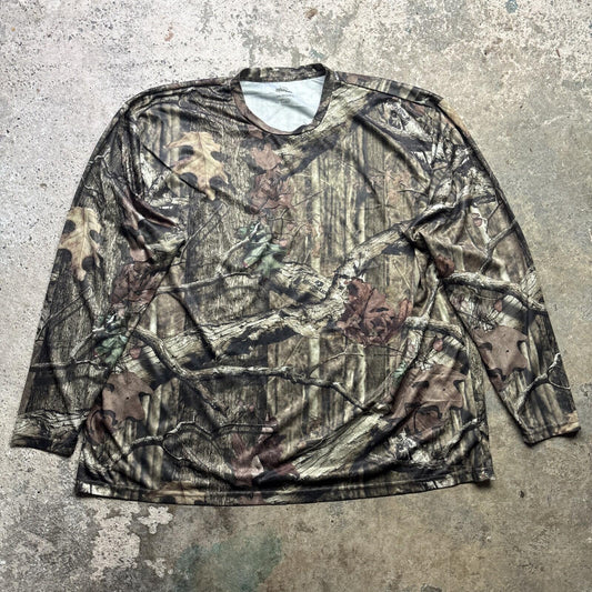 Mossy Oak Real Tree Long Sleeve Active Wear Top | XXXL