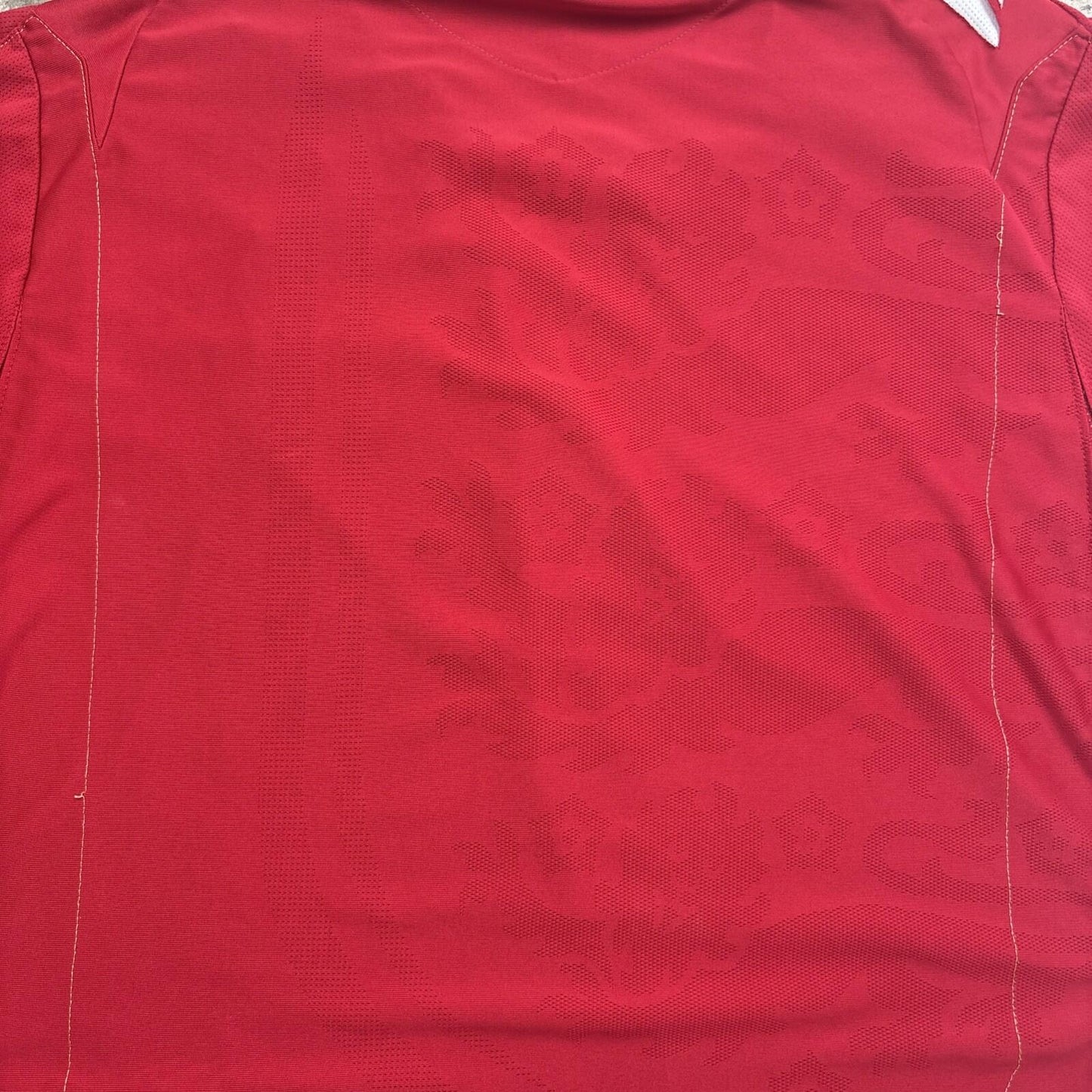 Red Umbro England 2006/08 Away Shirt | Size: L