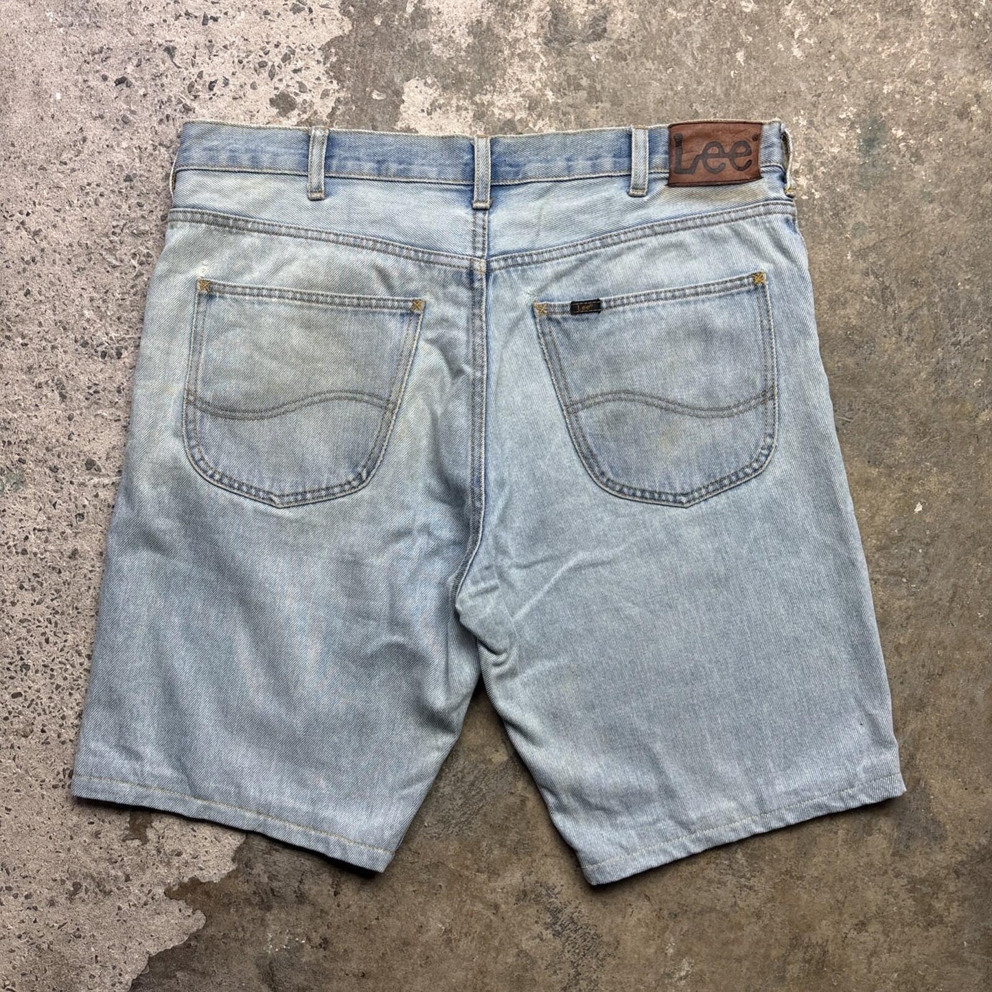 Light Blue Lee Denim Bermuda Men’s Shorts | W38