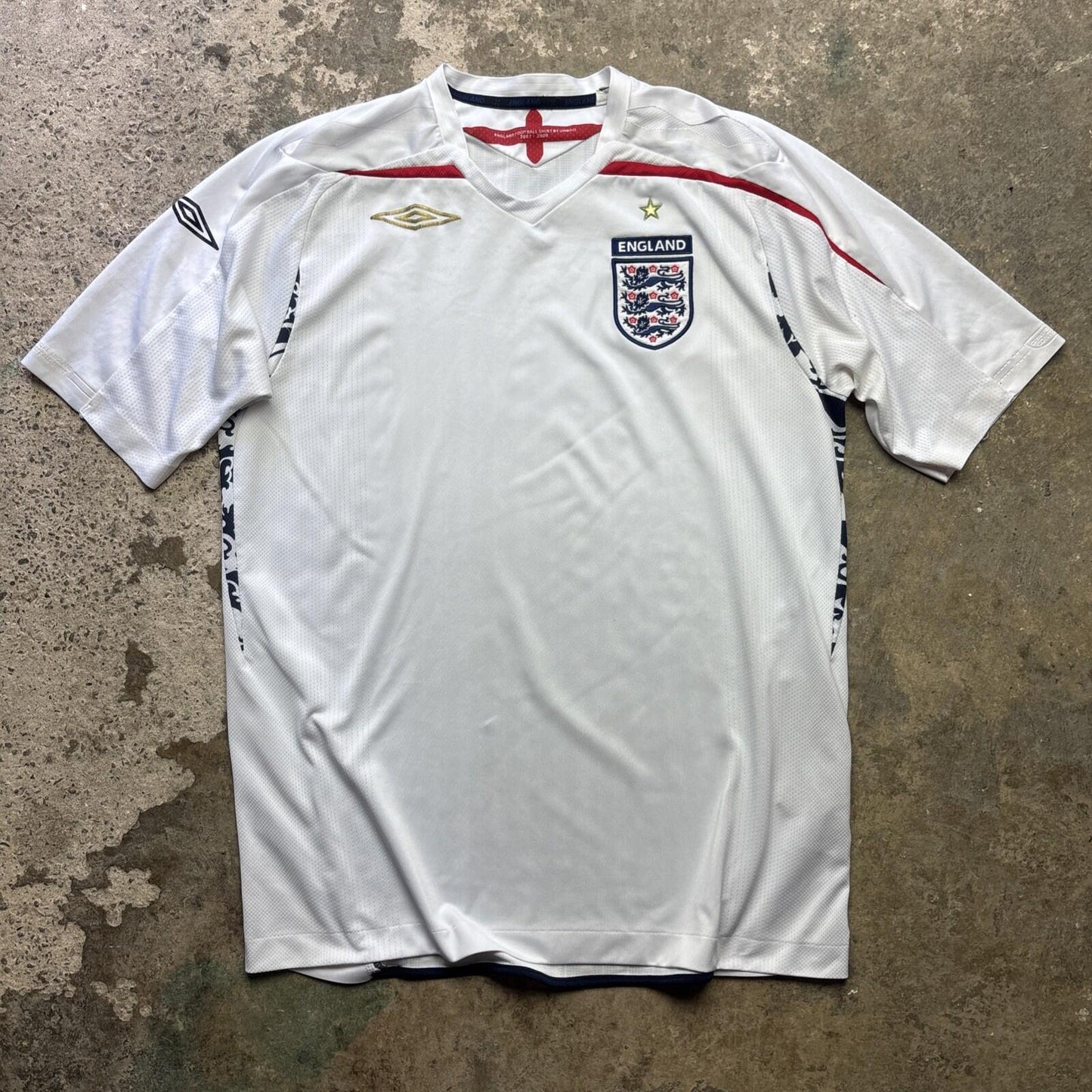 2005-07 England Home Football Shirt Men’s Size  L