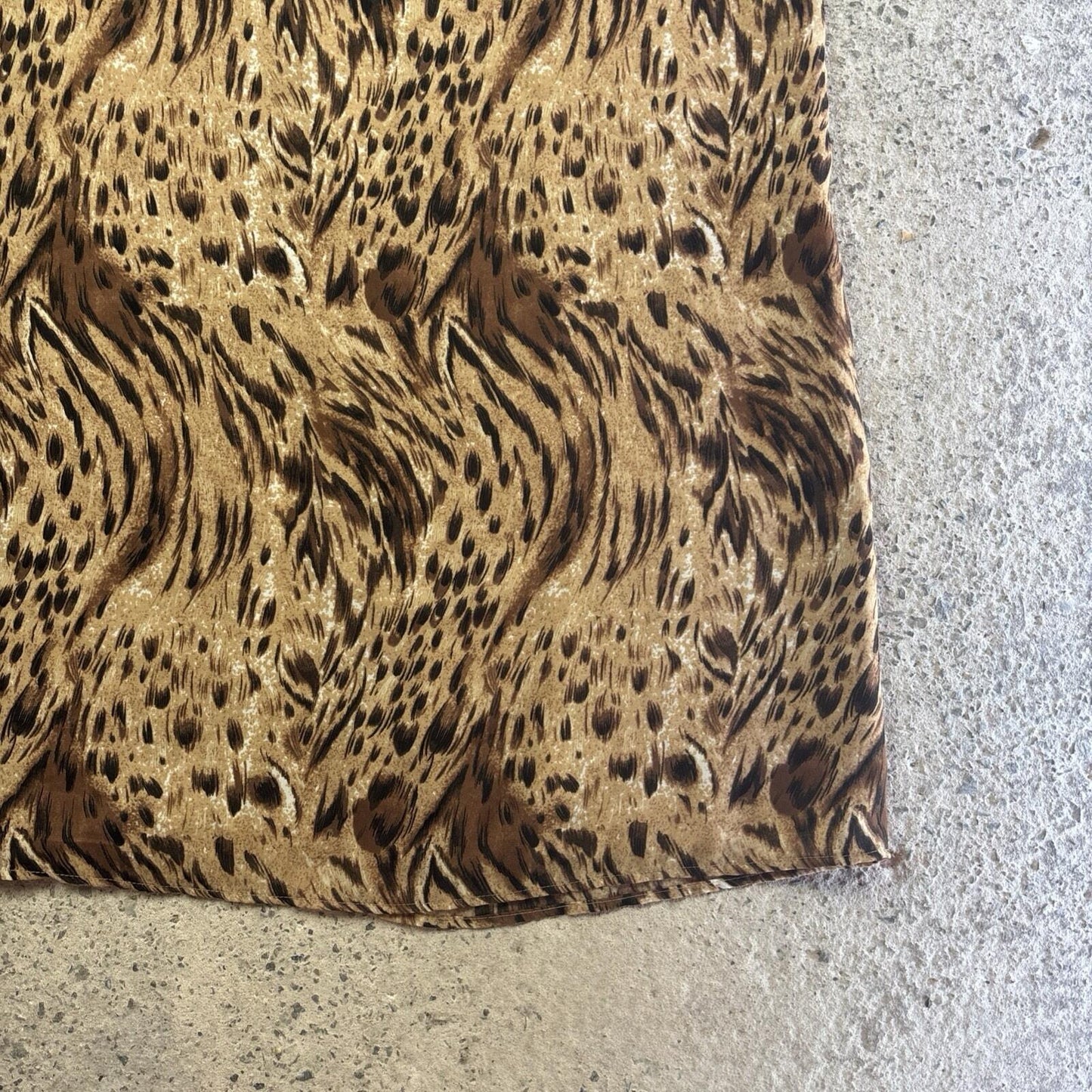 Kathie Lee Leopard Print Slit Maxi Skirt | W30