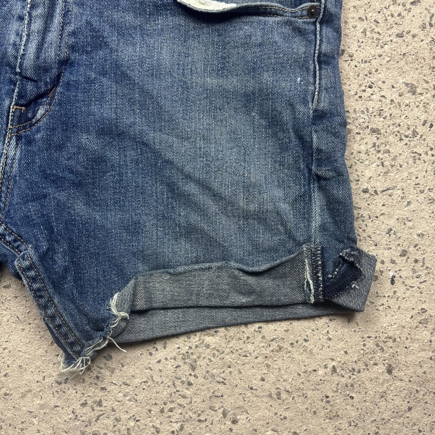 Blue Denim Levi’s Women’s Short Jean Shorts | W34"