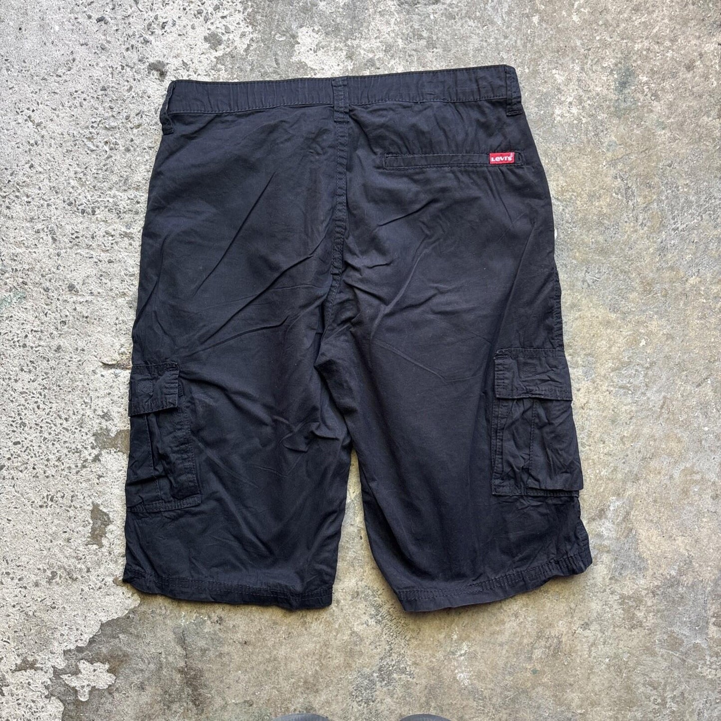 Black Levi’s Cargo Men’s Jorts Shorts | W30
