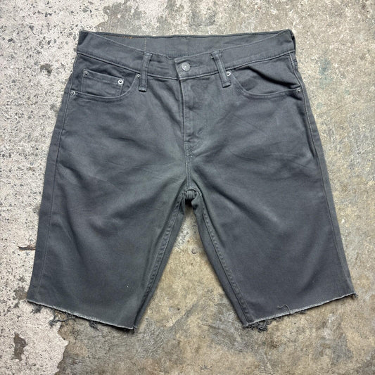 Grey Denim Levi’s 511 Men’s Cut Off Shorts | W30