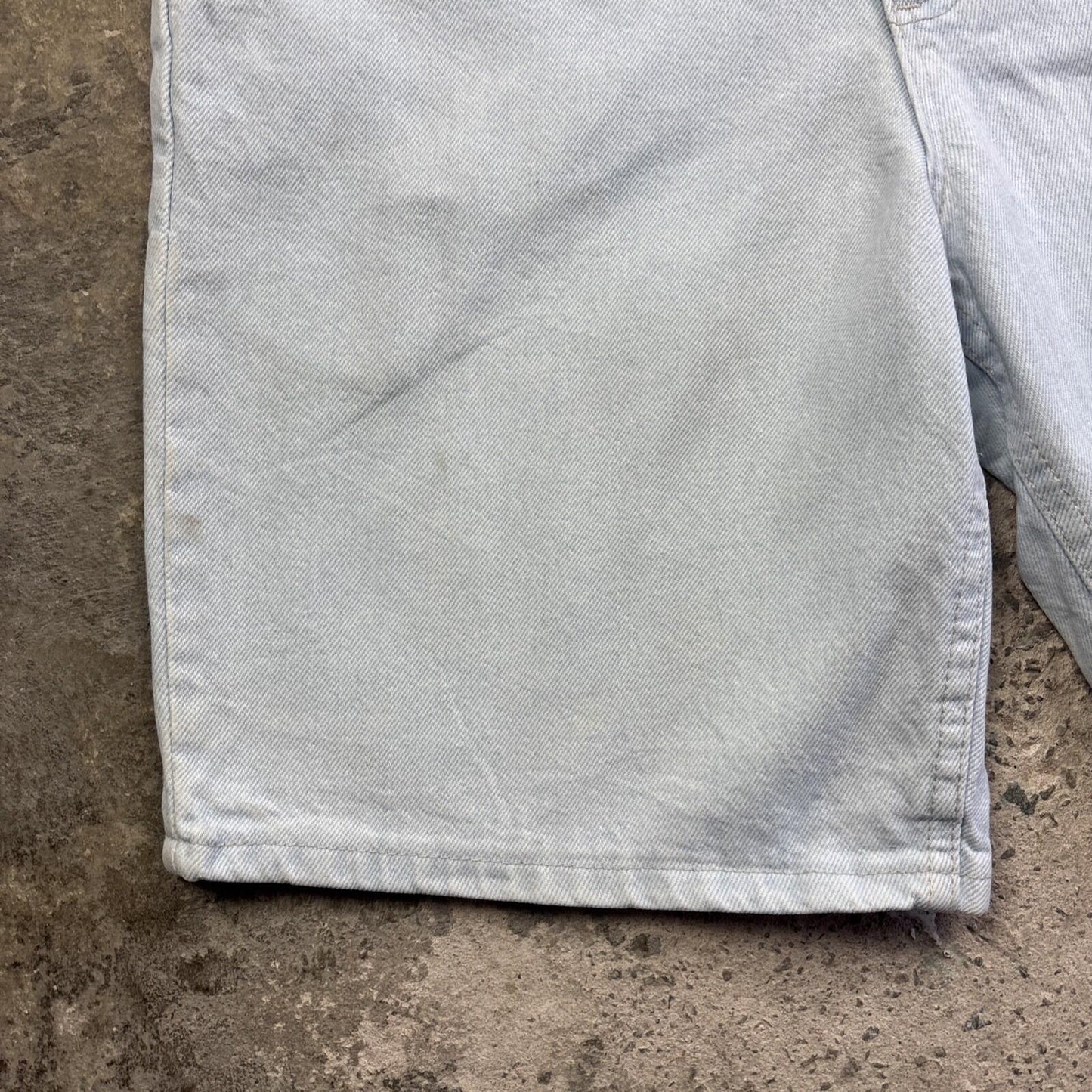 Light Blue Denim Lee Jean Shorts | W32"