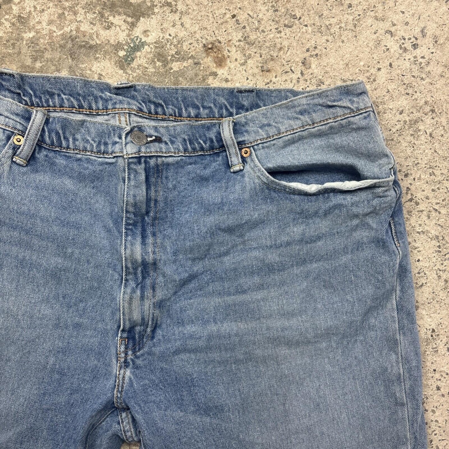 Blue Denim Levi’s Cut Off Jean Shorts | W40"
