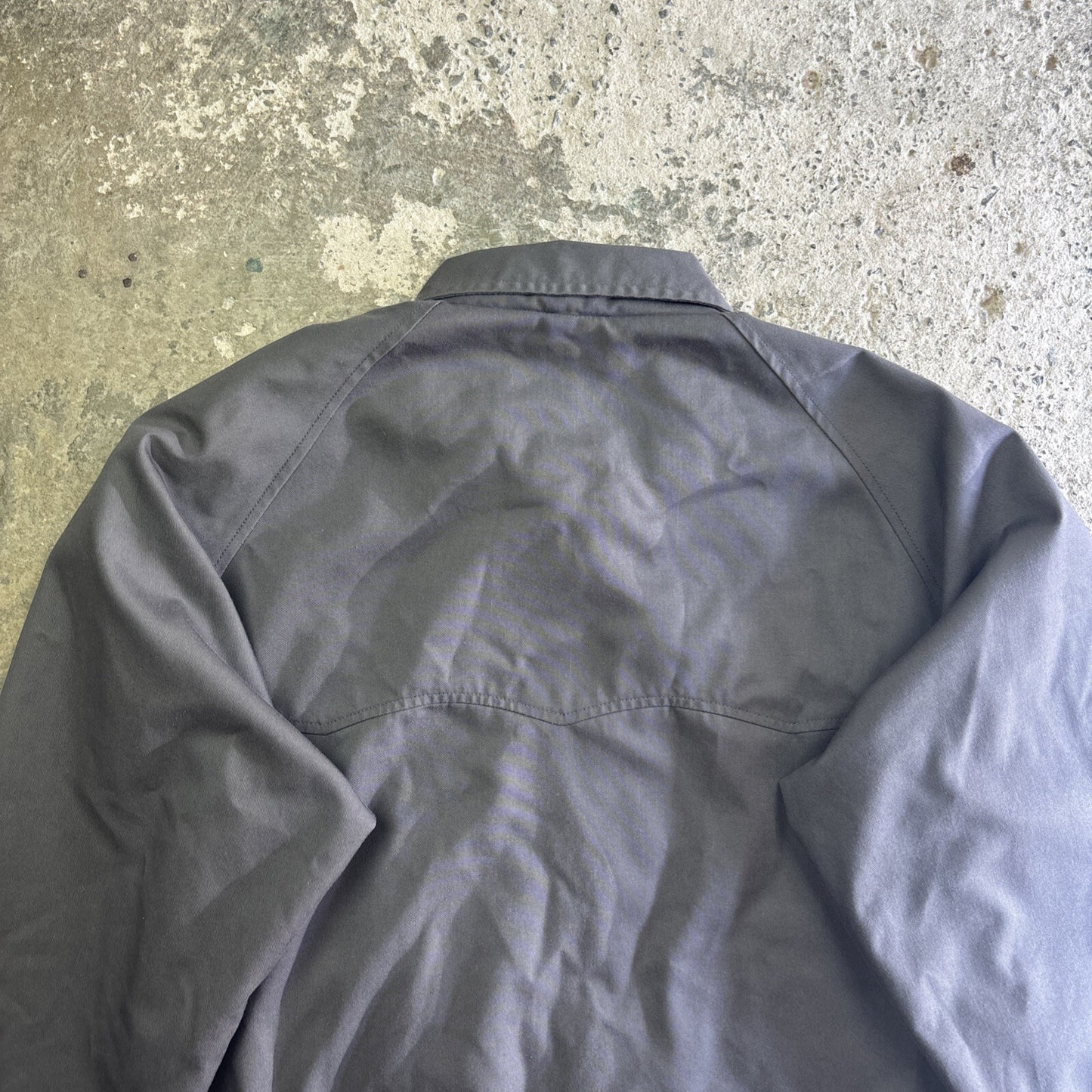 Grey Harrington Jacket W/ Tartan Interior | Size XL