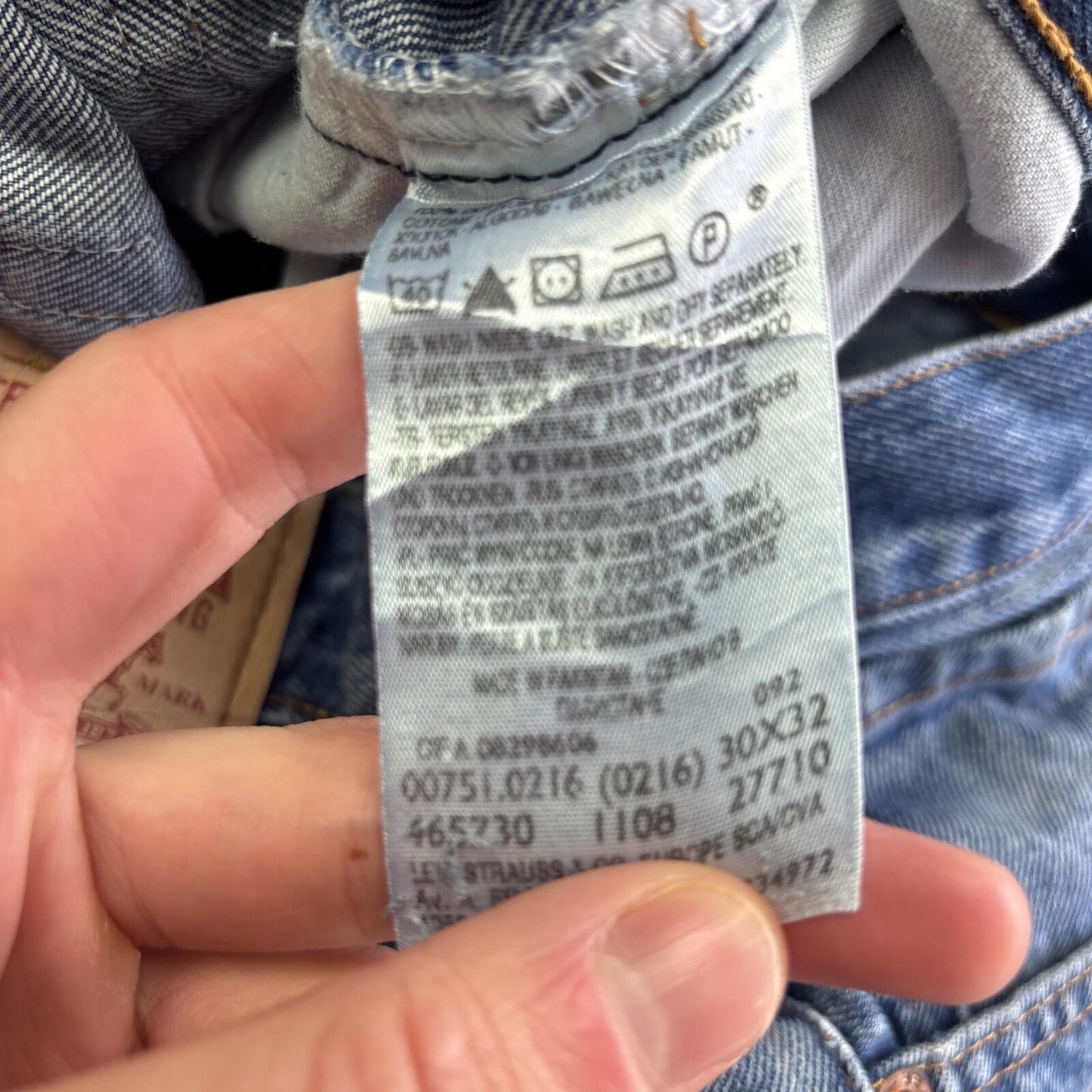 Blue Levi’s Denim Cut Off Shorts | W30"