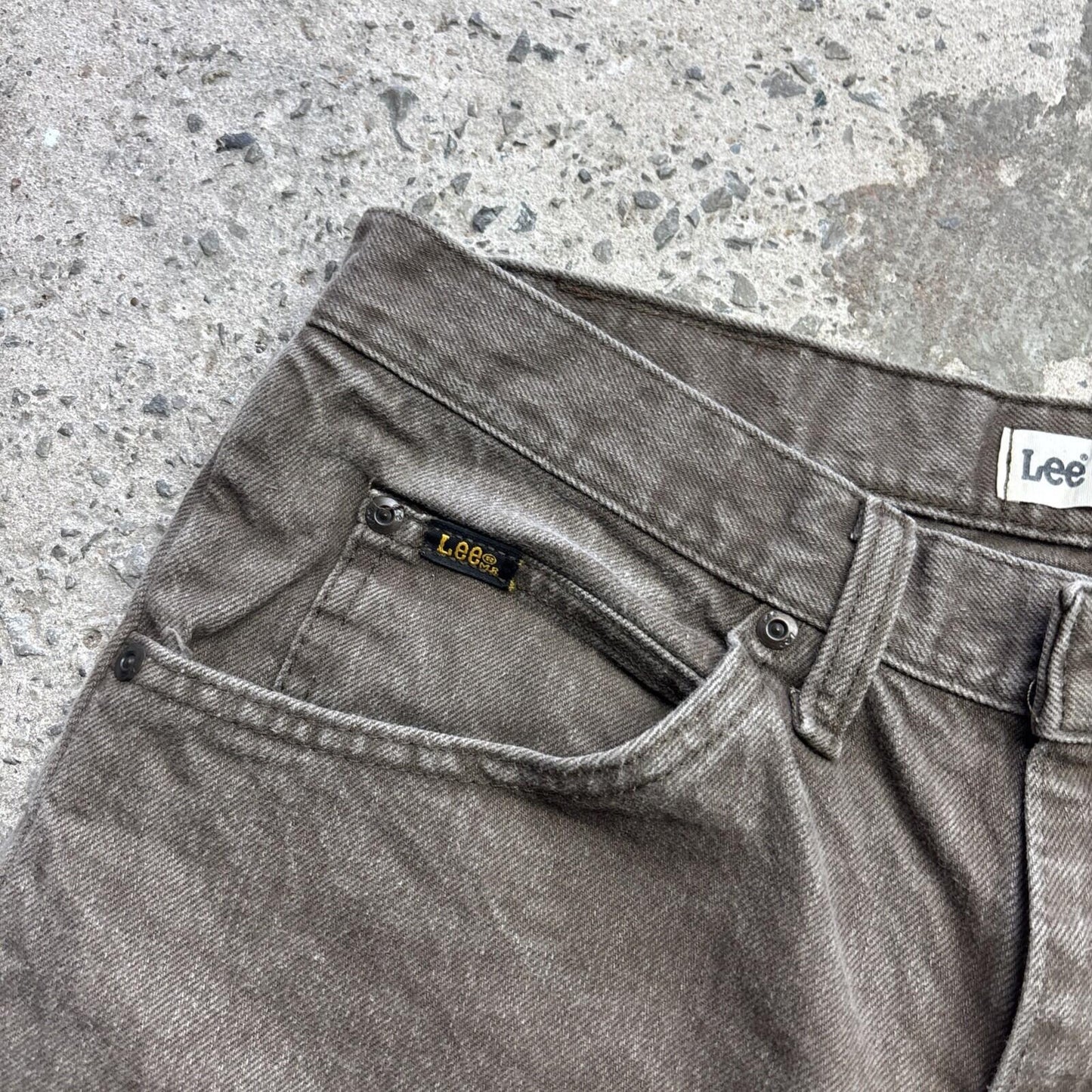 Brown Lee Cut Men’s Off Shorts Jorts | W32