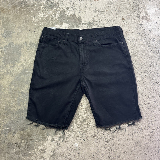 Black Levi’s 511 Cut Off Denim Jean Shorts | W36"